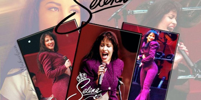1024x768 Download Selena Quintanilla Photocards Wallpaper | Wallpapers.com