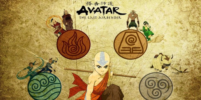 1920x1080 Download Avatar The Last Airbender Aang And Four Elements Wallpaper |  Wallpapers.com