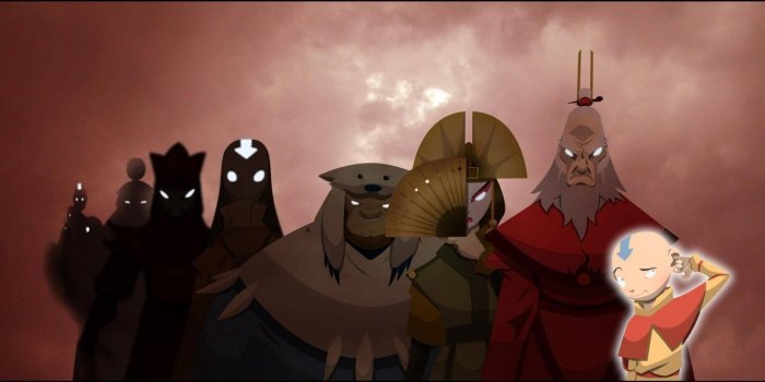 1920x1080 Download Avatar The Last Airbender Aang With Avatars Wallpaper | Wallpapers .com