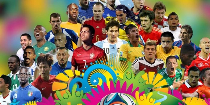 1024x1024 Brazil 2014 World Cup Football Stars iPad Wallpapers Free Download