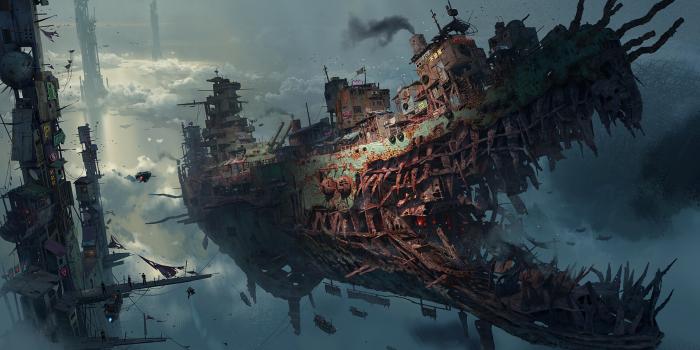 1920x1136 Broken Spaceship Wallpaper, HD Artist 4K Wallpapers, Images, Photos and  Background - Wallpapers Den