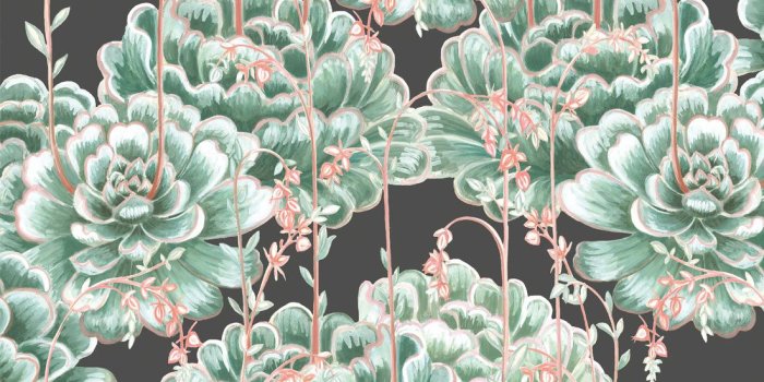 1100x1320 Succulents Wallpaper • Stunning Cactus Design • Milton & King