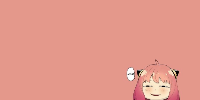 1920x1080 Anya 'Heh' wallpaper enlarged to desktop size : r/SpyxFamily