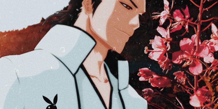 2000x4000 a lil aizen wallpaper i made : r/bleach