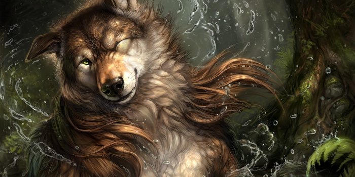 1366x768 furry, Anthro, Wolf Wallpapers HD / Desktop and Mobile Backgrounds