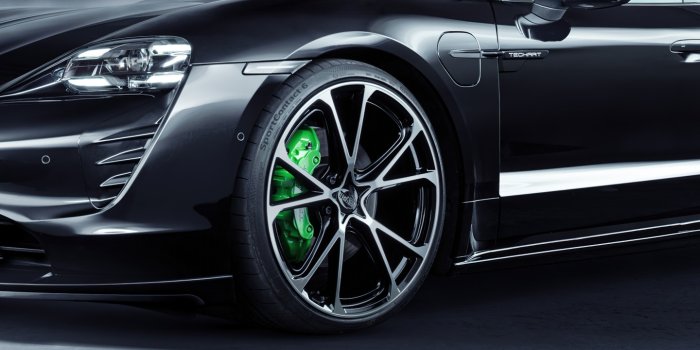 1440x2560 TechArt Porsche Taycan Aerokit Wallpaper 4K, Black cars, Black/Dark, #6319