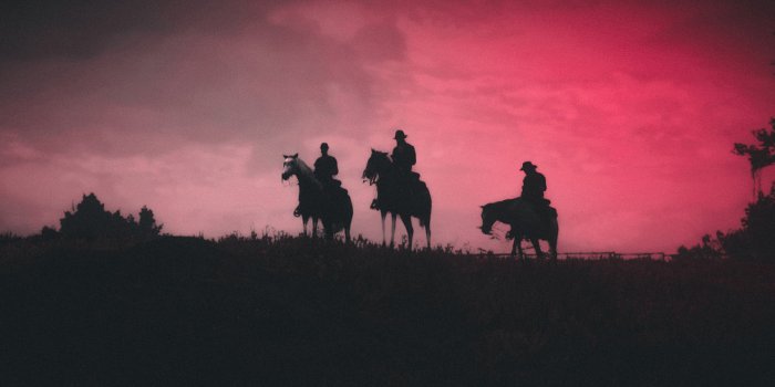 2560x1600 Download wallpaper 2560x1600 red dead redemption 2, silhouette, video game,  2019, dual wide 16:10 2560x1600 hd background, 22161