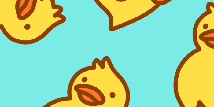 1183x2560 Cute Yellow Ducks Blue Wallpaper - Yellow Ducks Wallpaper Phone