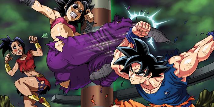 1332x850 Wallpaper DBS, anime, manga, Son Goku, Dragon Ball, Goku, Dragon Ball  Super, japonese, Caulifla images for desktop, section сёнэн - download