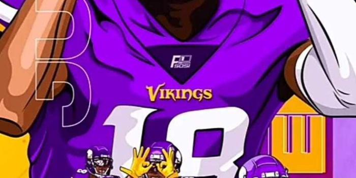 736x1553 Justin Jefferson Wallpaper Justin Jefferson Wallpaper with the keywords  American Football, … in 2022 | Nfl football wallpaper, Minnesota vikings  wallpaper, Viking wallpaper
