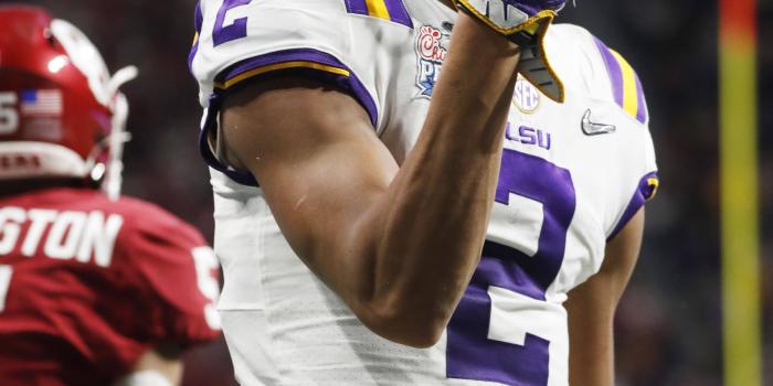 3446x5169 Download Justin Jefferson American Footballer Wallpaper | Wallpapers.com