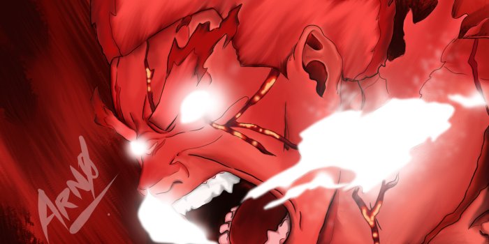 1920x1080 ArtStation - Might Guy [8th gate of death]