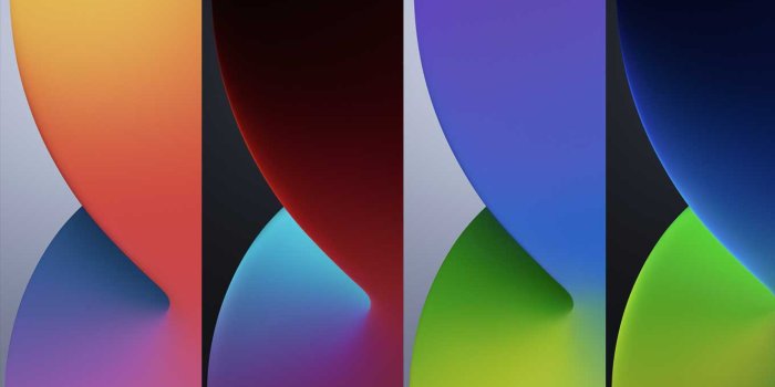 1360x768 How to download the iOS 14 stock Wallpapers -Instant Download Here