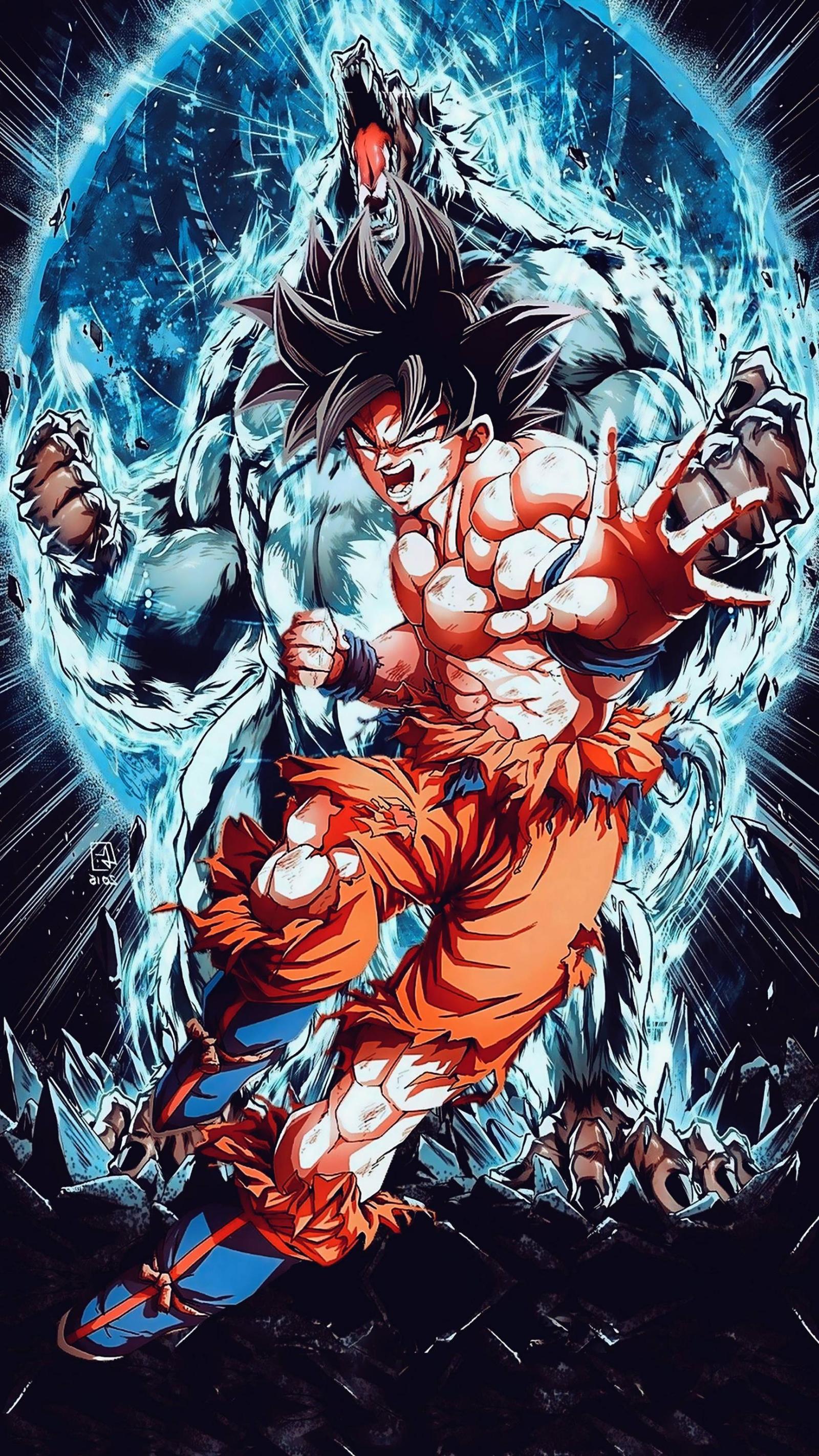 1728x3072 Goku Great Ape Wallpapers