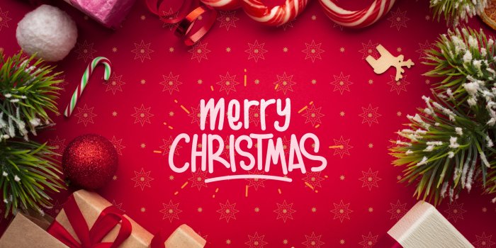 2560x1600 Wallpaper Candy Cane, Christmas, Gift, Merry Christmas background