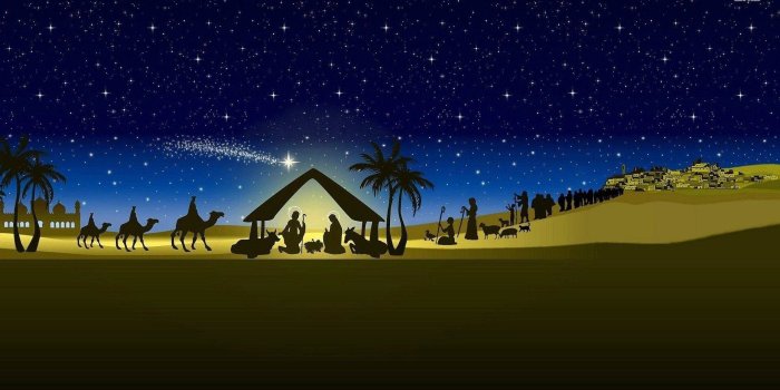 1920x1080 Download Nativity Scene Holy Family And Three Kings Wallpaper | Wallpapers .com