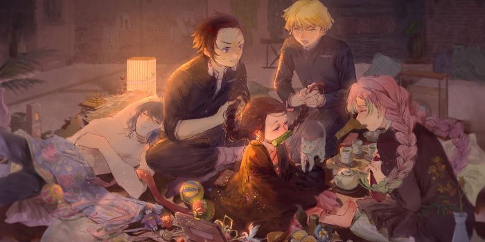 2560x1440 Kimetsu No Yaiba Wallpaper, Mitsuri Kanroji, Anime, Digital Art, Artwork -  Wallpaperforu