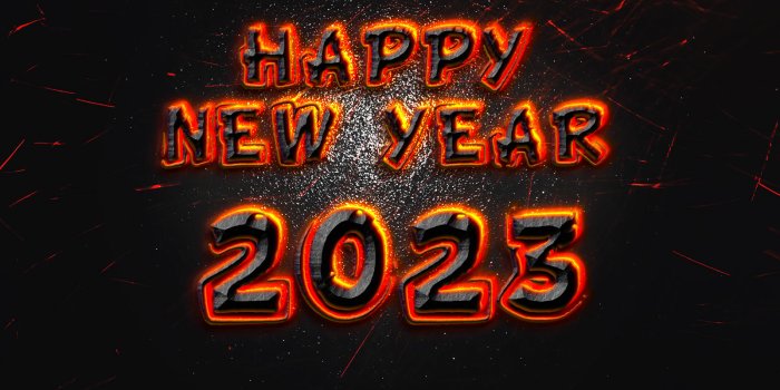 1600x960 2023 wallpapers with molten metal effect. HD image wishes 2023.