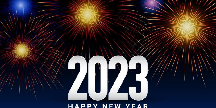 1633x980 2023 Happy New Year Background Design. Vector Illustration. 7509751 Vector  Art at Vecteezy