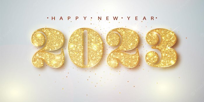 2000x1147 Happy new year 2023 Images | Free Vectors, Stock Photos & PSD