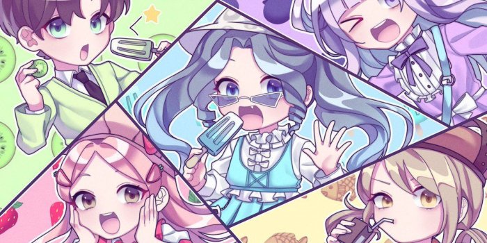 1200x823 Download The Krew Cute Collage Wallpaper | Wallpapers.com