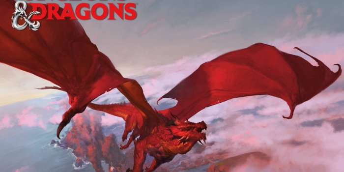 1920x1200 Download Dnd 3d Red Dragon Poster Wallpaper | Wallpapers.com