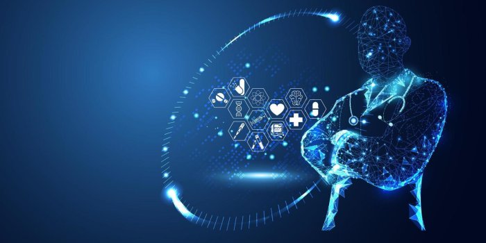 1589x980 Abstract health medical science healthcare icon digital technology doctor  concept modern innovation,Treatment,medicine on hi tech future blue  background. for wallpaper, template, web design. 6712977 Vector Art at  Vecteezy