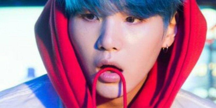 1005x1920 Download Suga Bts With Blue Hair Wallpaper | Wallpapers.com