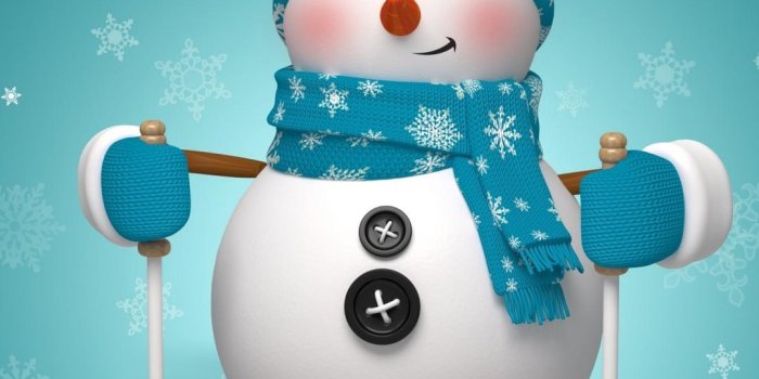 1080x960 A snowman ready to ski - Funny wallpaper