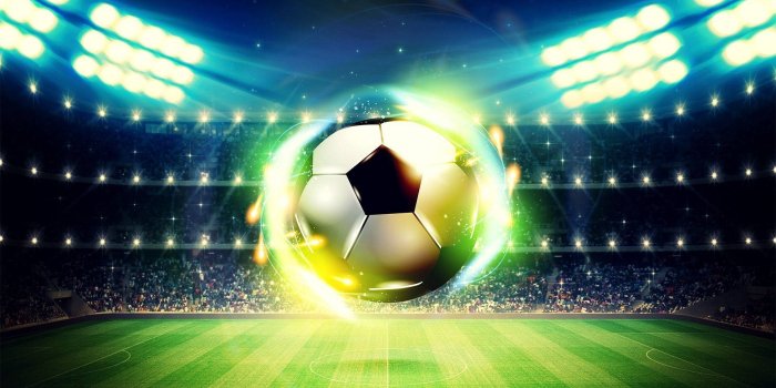 1920x1200 Download Cool Green Soccer Ball Hd Art Wallpaper | Wallpapers.com