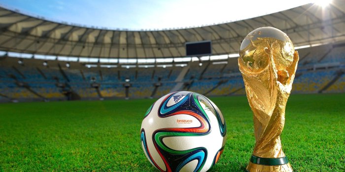 2695x1516 Download Fifa World Cup And Soccer Ball Wallpaper | Wallpapers.com