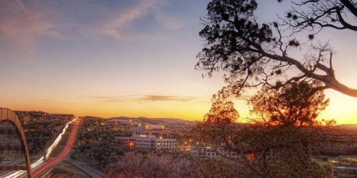 1080x1920 Download Texas Pennybacker Bridge Wallpaper | Wallpapers.com