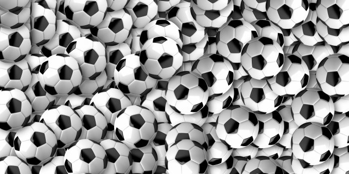 3840x2160 Wallpaper 4k soccer balls, football, texture, many 4k Wallpaper