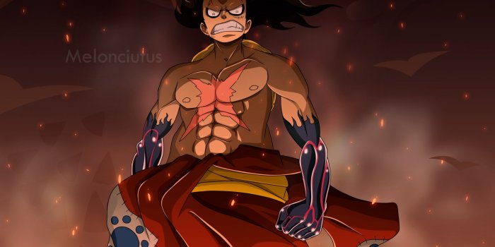 2128x2560 One Piece, Monkey D. Luffy, Kaido, Gear Fourth Snakeman, Dark Wallpaper -  Wallpaperforu