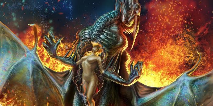 1920x1200 women, Wings, Dragons, Fire, Fantasy, Art, Artwork Wallpapers HD / Desktop  and Mobile Backgrounds