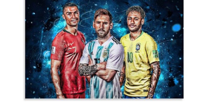 1600x1600 Amazon.com: Cristiano Ronaldo Lionel Messi Neymar Jr Wallpapers Football  Comprehensive Poster Famous Sports Star Poster Canvas Art Prints Poster  Bedroom Wall Mural Modern Family Home Decor 16x24inch(40x60cm) : Everything  Else