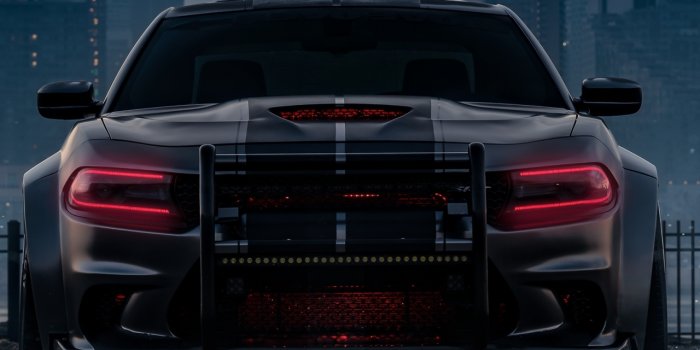 1280x2120 Download wallpaper 1280x2120 dodge charger srt hellcat enforcer, artwork,  iphone 6 plus, 1280x2120 hd background, 26186