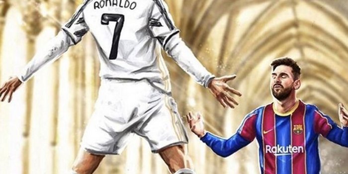 1320x1292 Champions League: Cristiano Ronaldo's sister posts photo of Messi kneeling  at her brother's feet | Marca