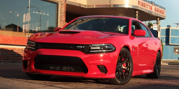 2560x1600 Front view of a red Dodge Charger wallpaper - Car wallpapers - #53156
