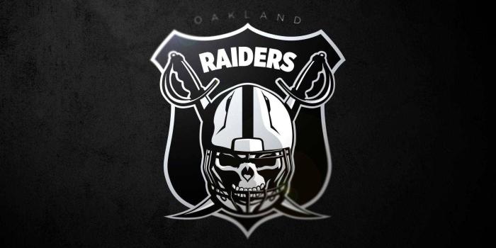 1920x1080 Download Skull Designed Oakland Raider Poster Wallpaper | Wallpapers.com