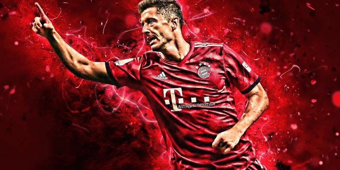 2880x1800 Download wallpapers Robert Lewandowski, goal, Bayern Munich FC, close-up,  Germany, polish footballers, joy, soccer, Lewandowski, Bundesliga, neon  lights for desktop with resolution 2880x1800. High Quality HD pictures  wallpapers