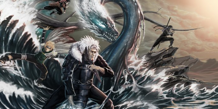1440x900 waves, Naruto , Shippuden, Artwork, Minato, Namikaze, Hashirama, Senju,  Tobirama, Senju, Sarutobi, Hiruzen, Hokage Wallpapers HD / Desktop and  Mobile Backgrounds