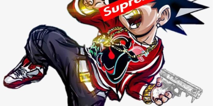 820x1121 Supreme Drip Goku Wallpaper - Wallpaperforu