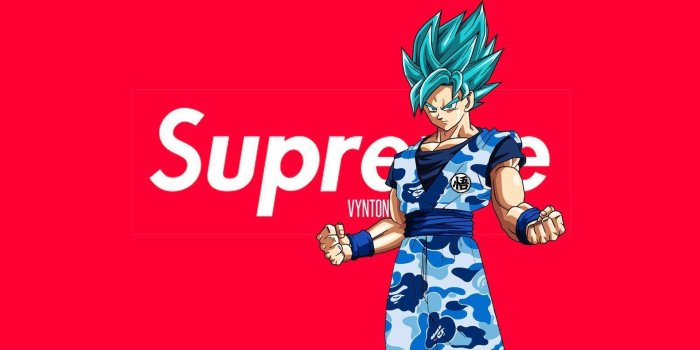 1920x789 Drip Goku Wallpapers, Bape, Supreme | Goku wallpaper, Goku, Supreme  wallpaper