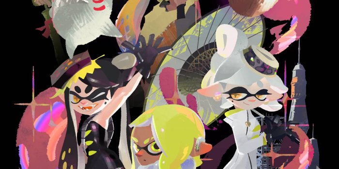 1440x2960 Splatoon 3 Artwork Wallpaper - Cat with Monocle