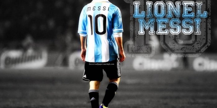 1778x1250 Download Focus Messi Argentina Football Poster Wallpaper | Wallpapers.com