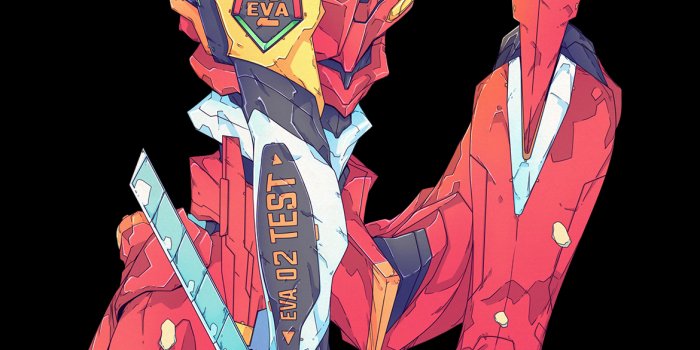 1170x2532 EVA02 - Neon Genesis Evangelion background wallpaper for phone