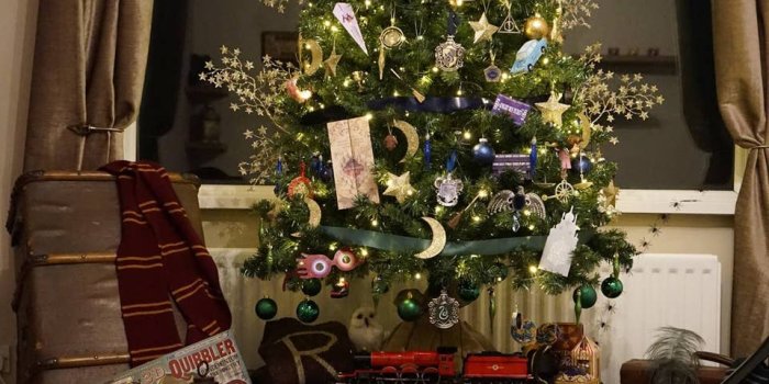 960x1440 Harry Potter Christmas Tree