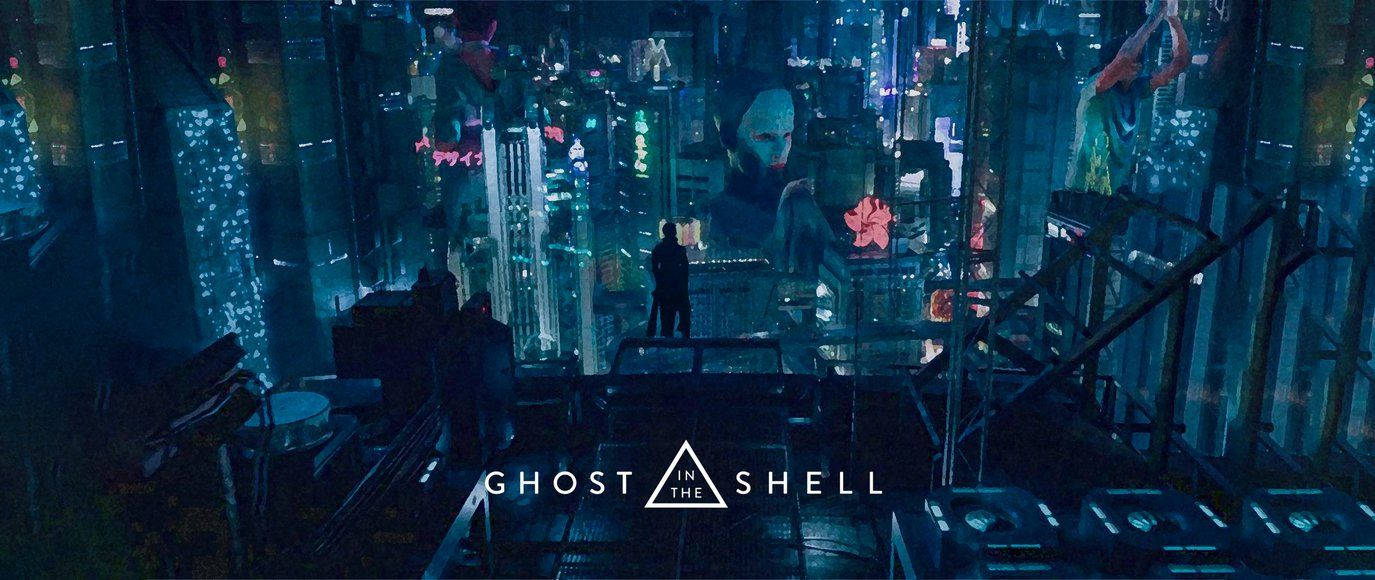 1375x580 Download Ghost In The Shell Movie Still Wallpaper | Wallpapers.com