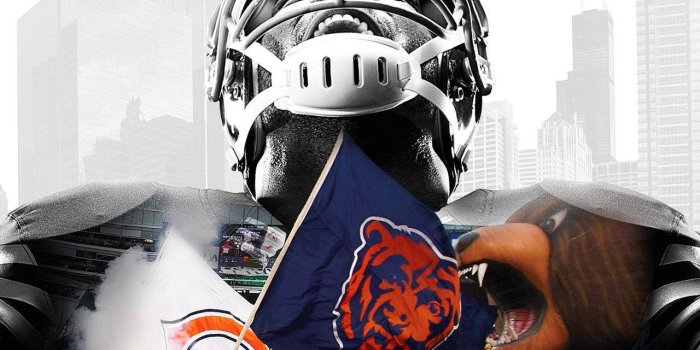 1280x1024 Download Creative Chicago Bears Wallpaper | Wallpapers.com